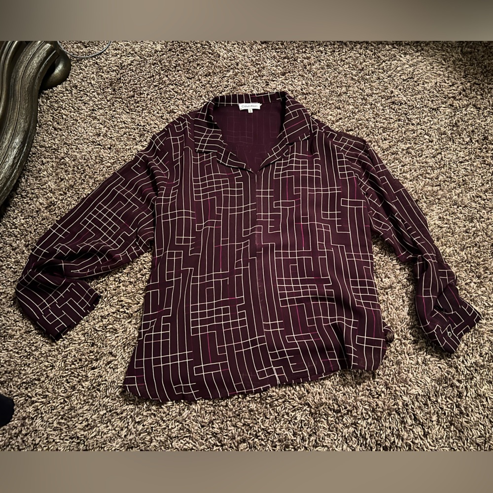 Calvin Klein women’s blouse size large